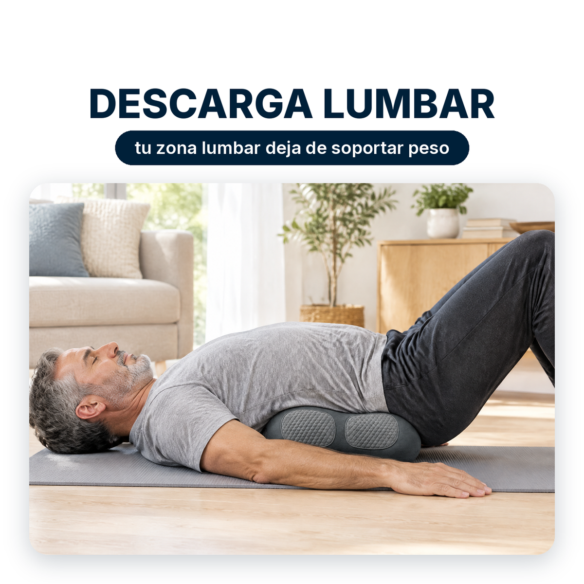 Descarga lumbar tumbado sobre Dorsia