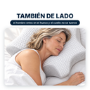 Durmiendo de lado con el hombro en el hueco