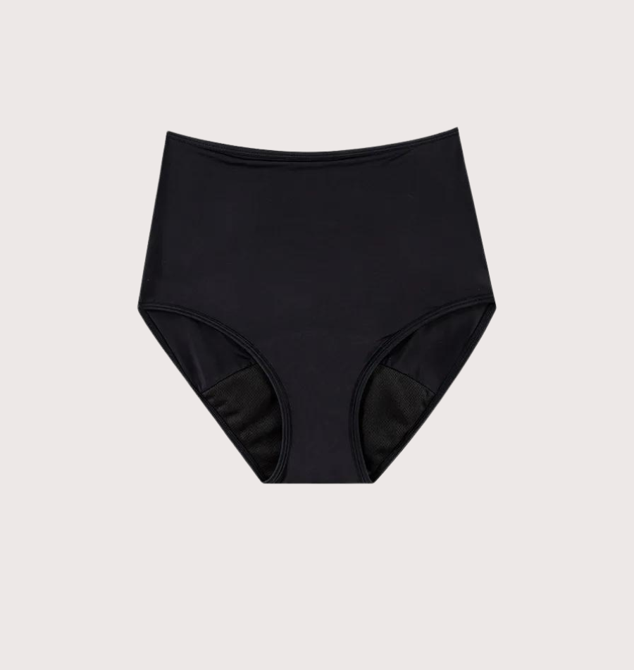 Bikini menstrual de cintura alta