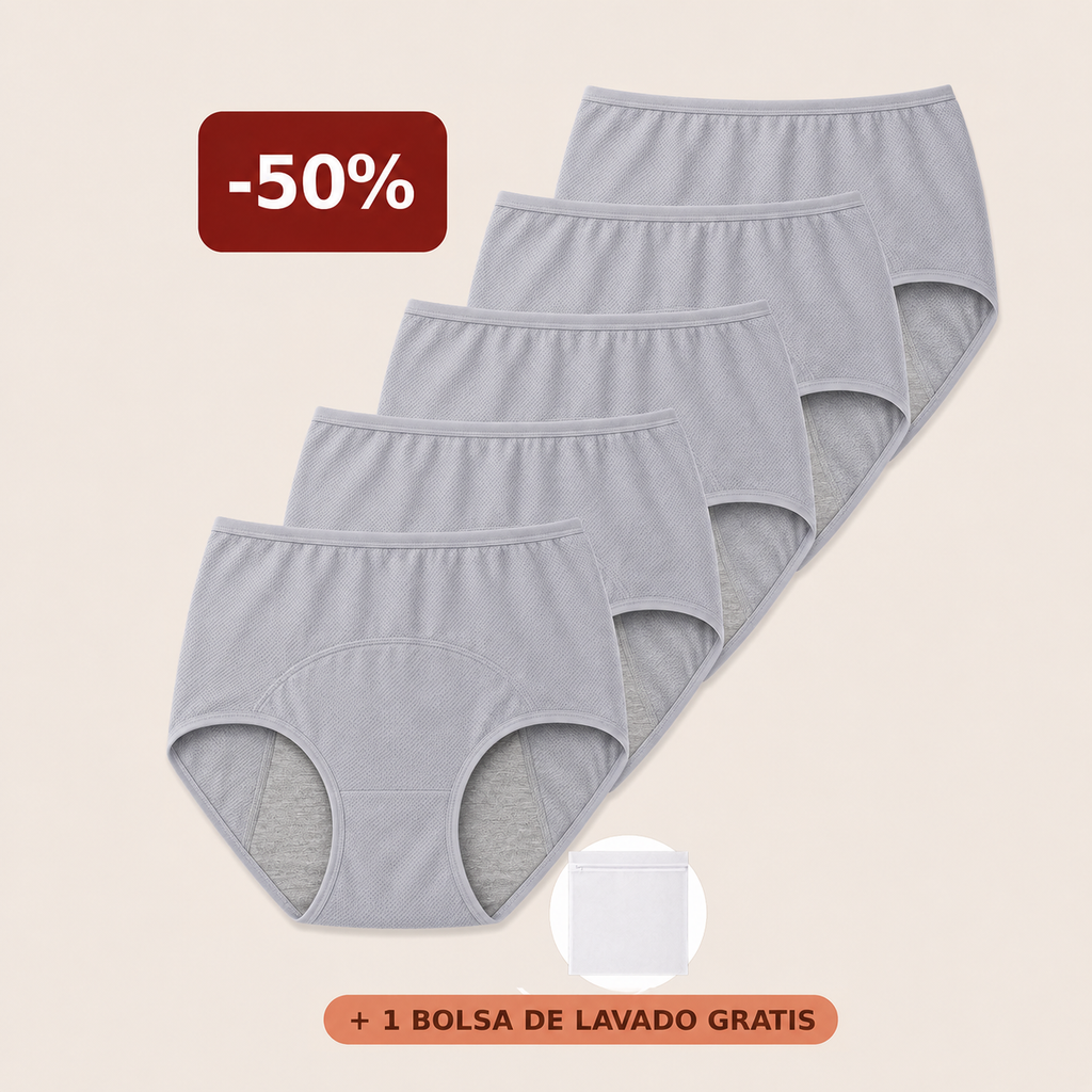 Rosa's Activa — Bragas Antifugas Deportivas (Pack de 5)