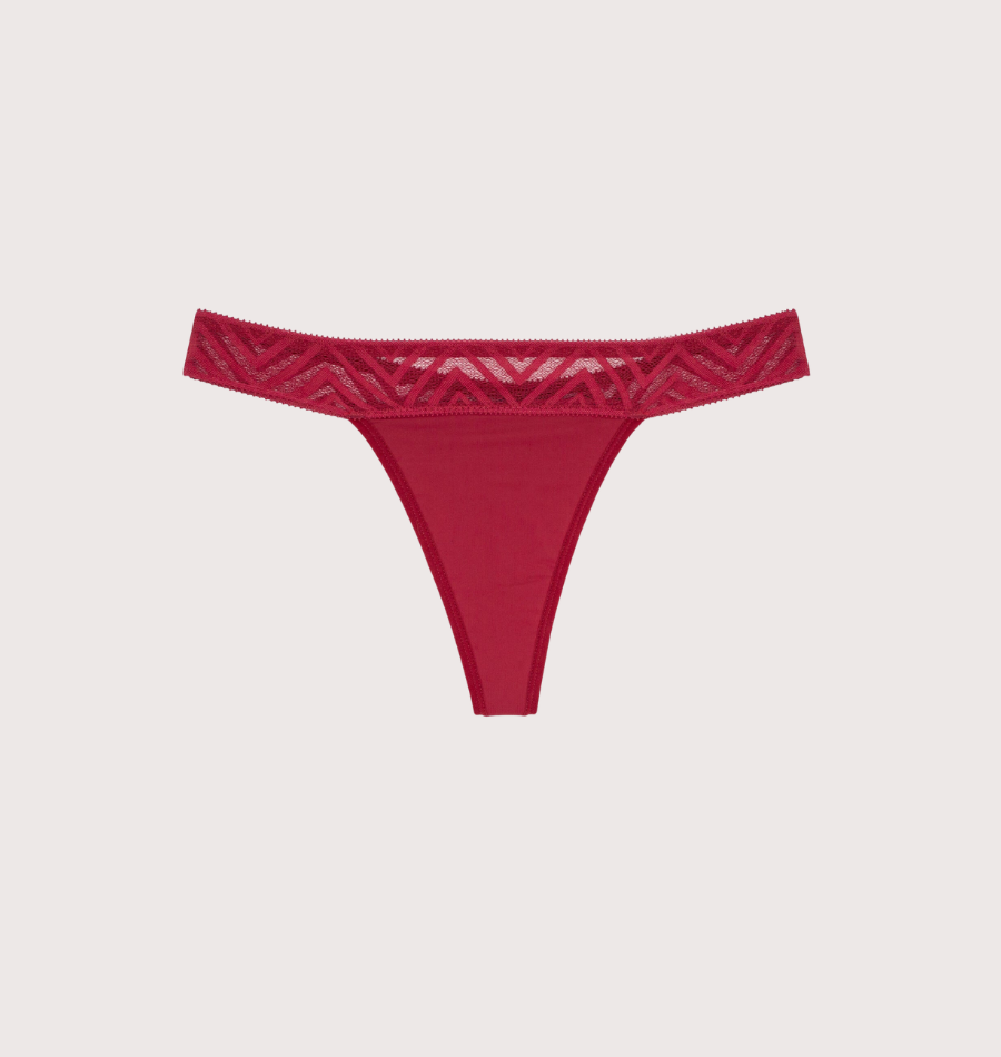 String Menstruel en Dentelle