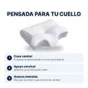 Cuna central, apoyo cervical y huecos laterales