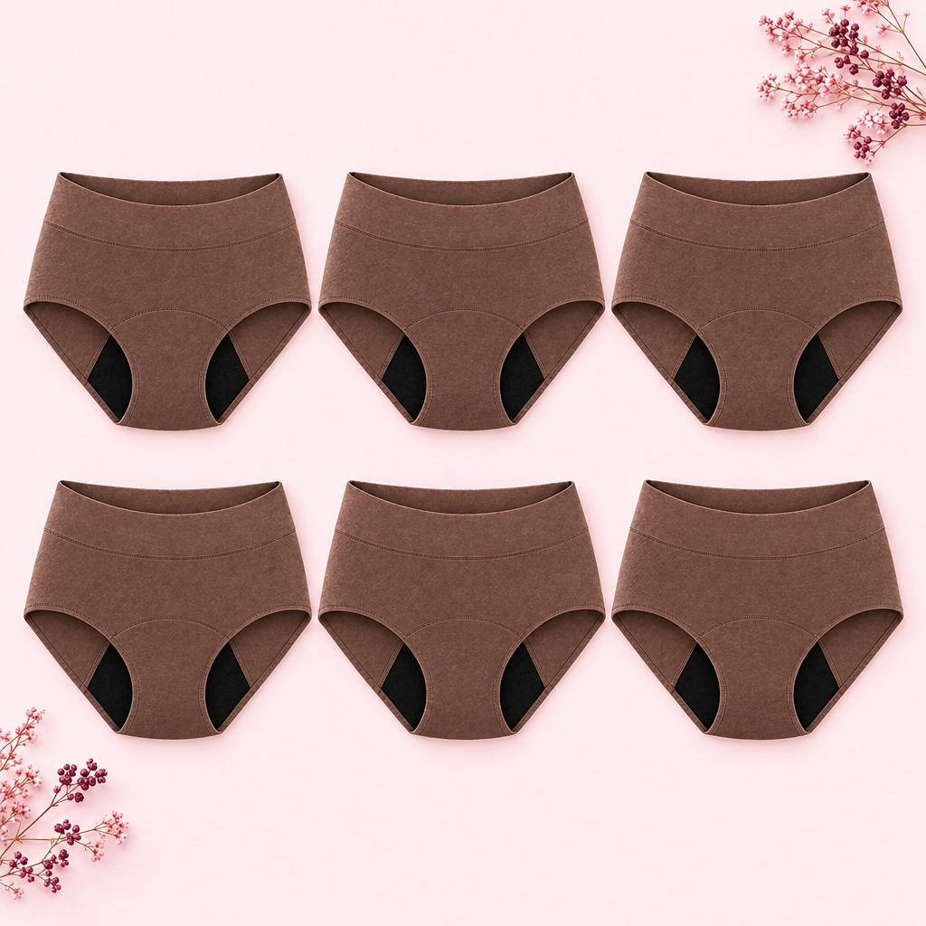 6 paia di slip DrySeal™ Duna selvaggia