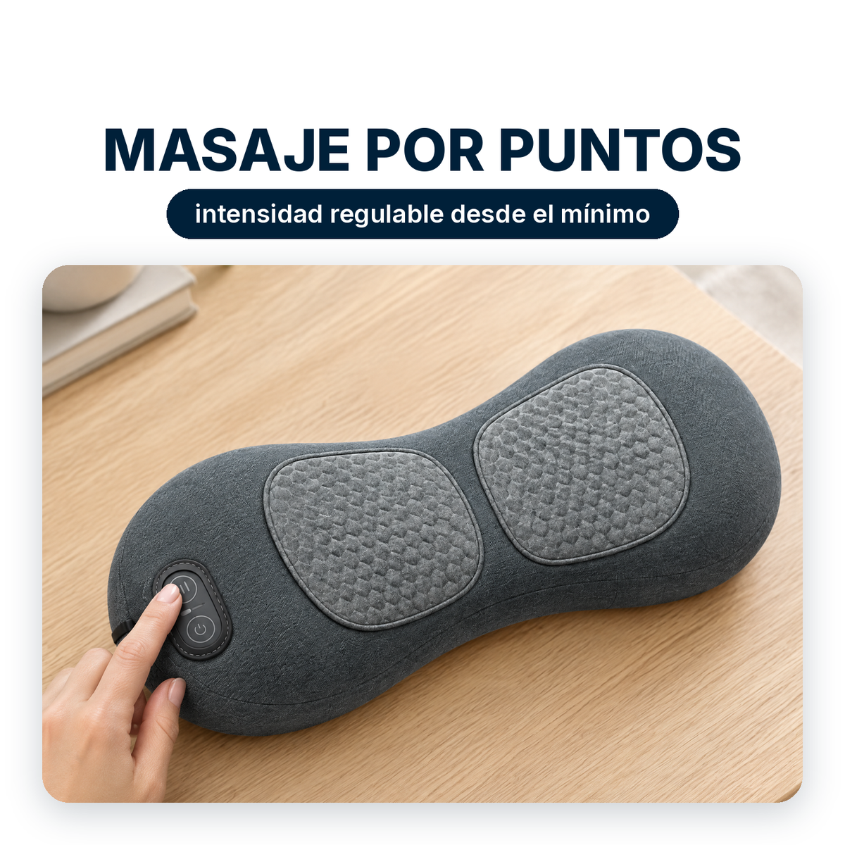 Masaje por puntos con intensidad regulable