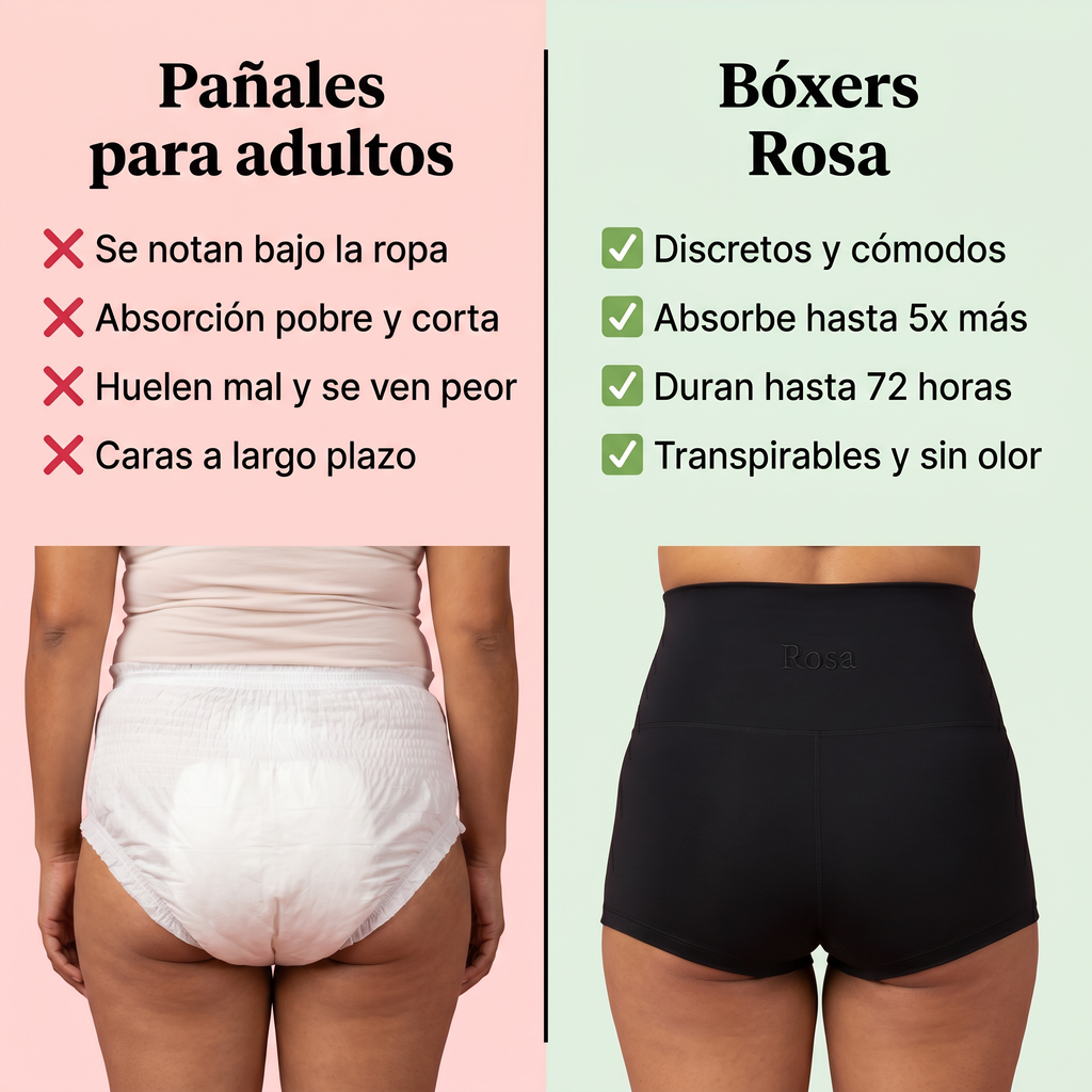 Rosa's Haute — Culottes anti-fuites taille haute (Lot de 5)