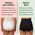Rosa's Haute — Culottes anti-fuites taille haute (Lot de 5)