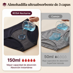 Rosa's Nocturna — Bragas Antifugas Noche (Pack de 3)
