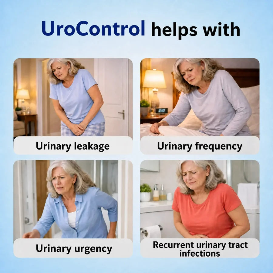 UroControl - Naturally Improves Bladder Leaks, Urgency and Nighttime Bathroom Trips